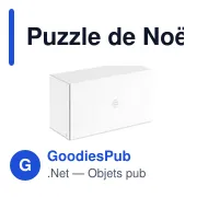 Puzzle de Noël personnalisable en bois avec logo - PAZURU - Miniature 5