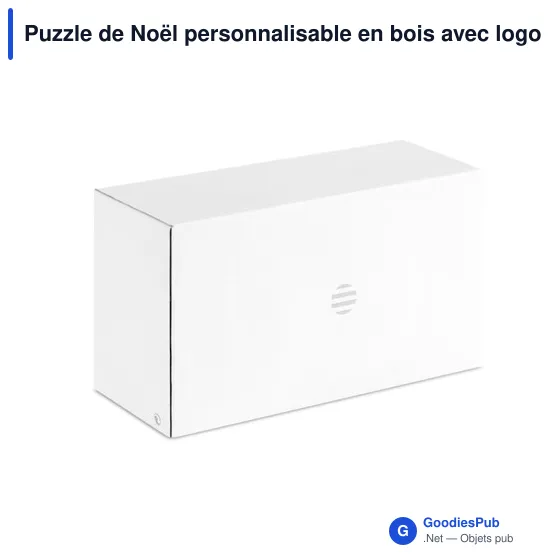 Puzzle de Noël personnalisable en bois avec logo - PAZURU - Image 5