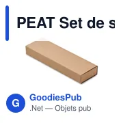 PEAT Set de stylo paille blé/ABS - Miniature 3
