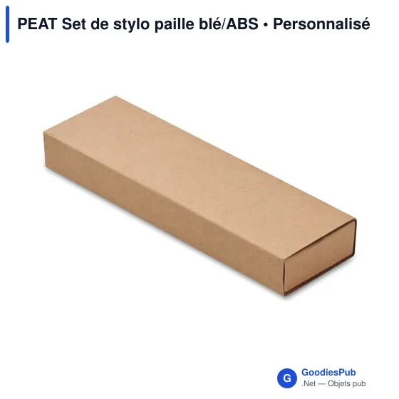 PEAT Set de stylo paille blé/ABS - Image 3