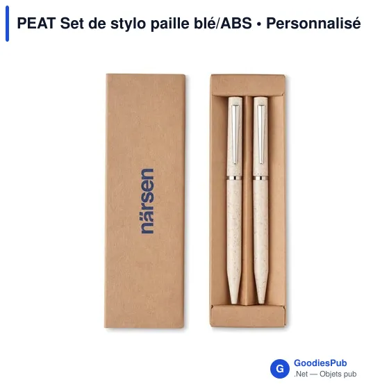 PEAT Set de stylo paille blé/ABS - Image 4