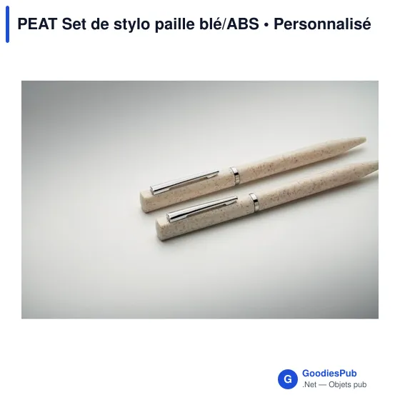 PEAT Set de stylo paille blé/ABS - Image 5