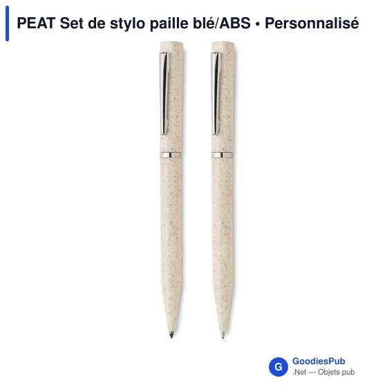 PEAT Set de stylo paille blé/ABS - Image 6