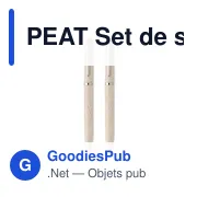 PEAT Set de stylo paille blé/ABS - Miniature 7