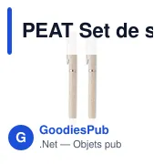 PEAT Set de stylo paille blé/ABS - Miniature 8