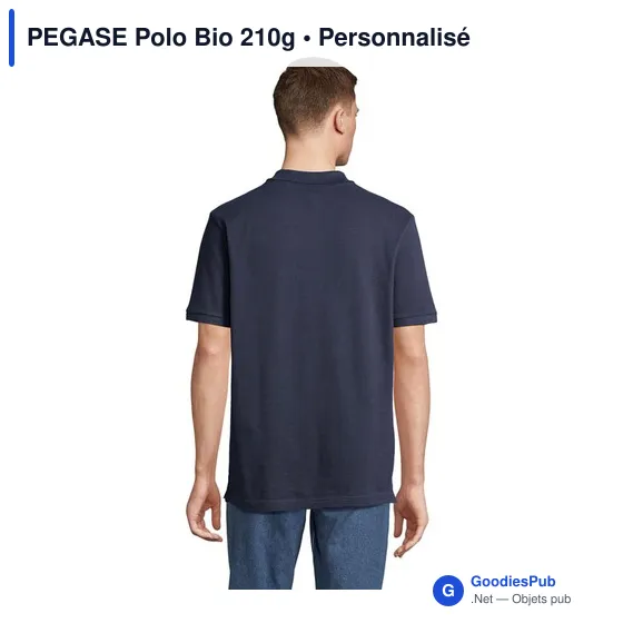 PEGASE Polo Bio 210g - Image 11