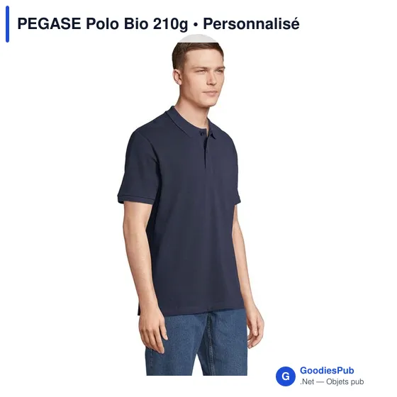 PEGASE Polo Bio 210g - Image 12