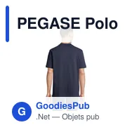 PEGASE Polo Bio 210g - Miniature 5