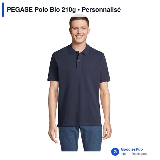 PEGASE Polo Bio 210g - Image 10