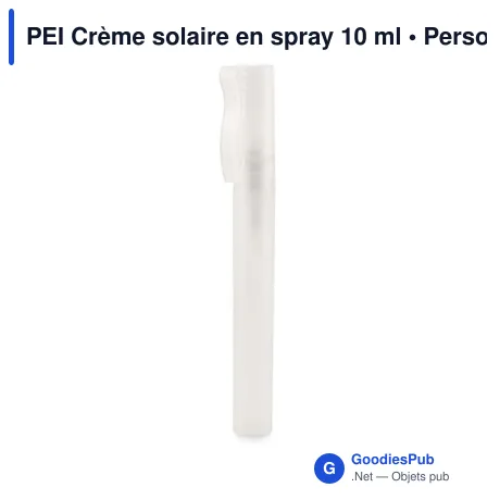 PEI Crème solaire en spray 10 ml