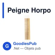 Peigne Horpok - Miniature 1