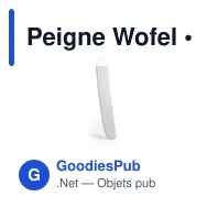 Peigne Wofel - Miniature 2