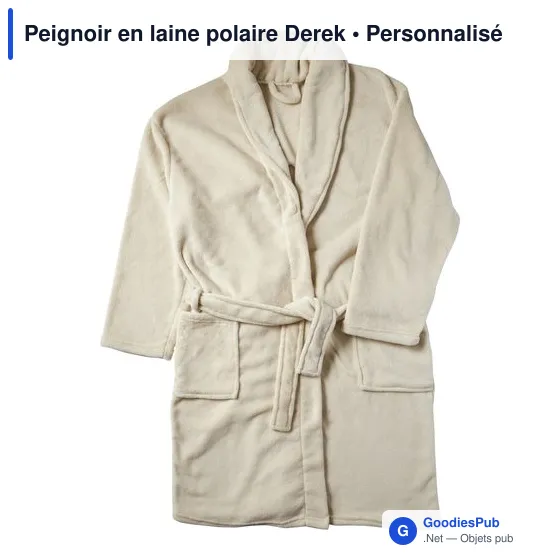 Peignoir en laine polaire Derek - Image 3