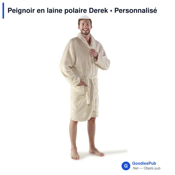 Peignoir en laine polaire Derek - Image 4
