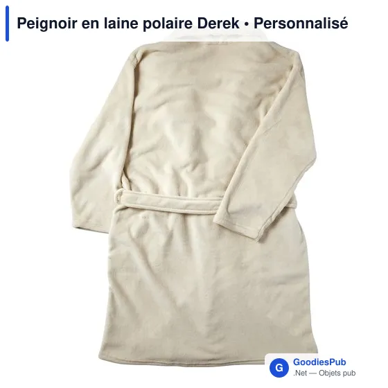 Peignoir en laine polaire Derek - Image 5