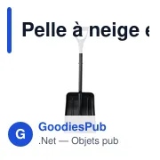 Pelle à neige personnalisable avec logo - Modèle Zaya - Miniature 1
