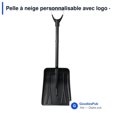 Pelle à neige personnalisable avec logo - Modèle Zaya