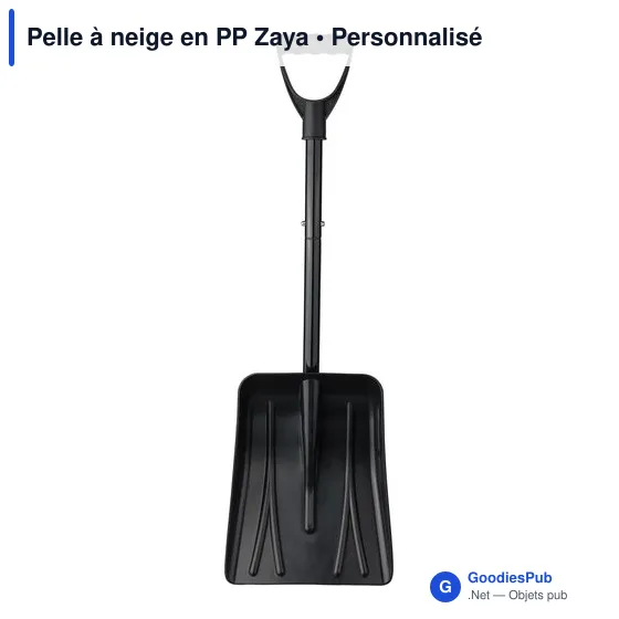 Pelle à neige personnalisable avec logo - Modèle Zaya - Image 1