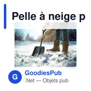 Pelle à neige personnalisable avec logo - Modèle Zaya - Miniature 12