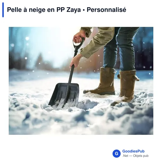 Pelle à neige personnalisable avec logo - Modèle Zaya - Image 12