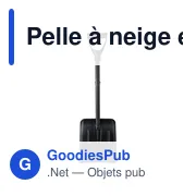 Pelle à neige personnalisable avec logo - Modèle Zaya - Miniature 7