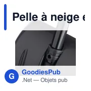 Pelle à neige personnalisable avec logo - Modèle Zaya - Miniature 8