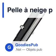 Pelle à neige personnalisable avec logo - Modèle Zaya - Miniature 10