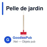 Pelle de jardin personnalisable avec logo - Marigold - Miniature 9