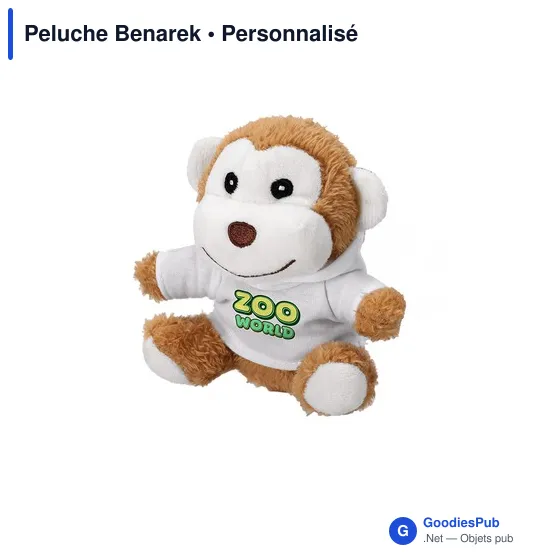 Peluche personnalisable Benarek avec logo - Douceur et originalité - Image 3