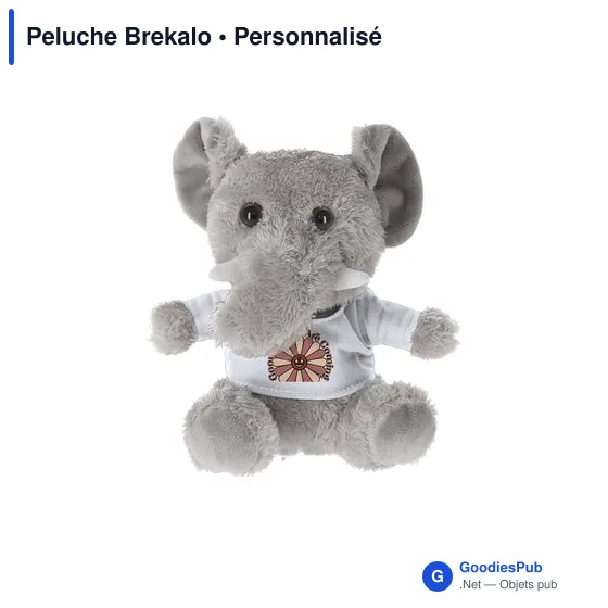 Peluche personnalisable Brekalo avec logo - Élégante et douce - Image 2