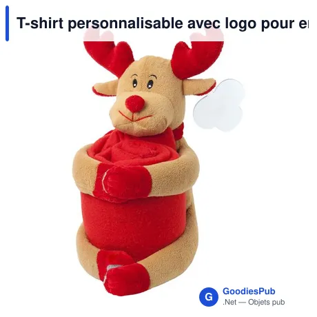 T-shirt personnalisable avec logo pour entreprise - Goodies B2B