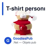 T-shirt personnalisable avec logo pour entreprise - Goodies B2B - Miniature 2