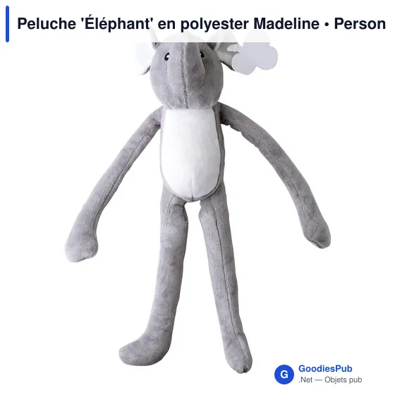 Peluche personnalisable 'Éléphant' avec logo - Madeline - Image 1