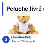Peluche livré avec un sweet Monty - Miniature 1