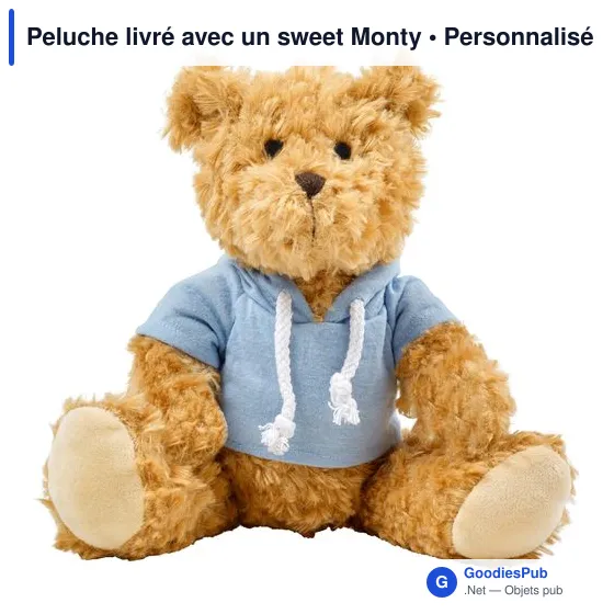 Peluche livré avec un sweet Monty - Image 2