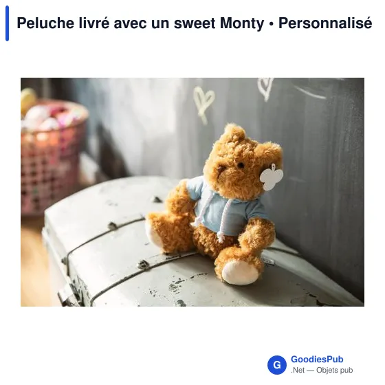 Peluche livré avec un sweet Monty - Image 11