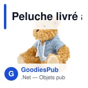Peluche livré avec un sweet Monty - Miniature 3