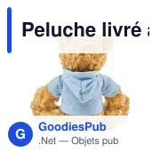 Peluche livré avec un sweet Monty - Miniature 4
