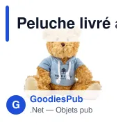 Peluche livré avec un sweet Monty - Miniature 6