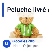 Peluche livré avec un sweet Monty - Miniature 7