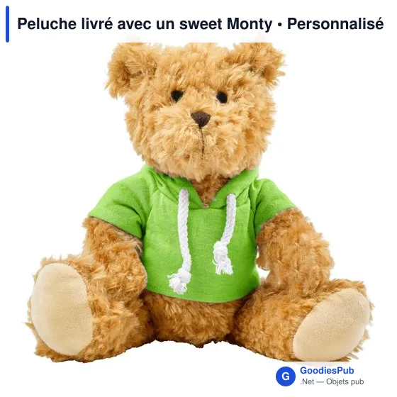 Peluche livré avec un sweet Monty - Image 7
