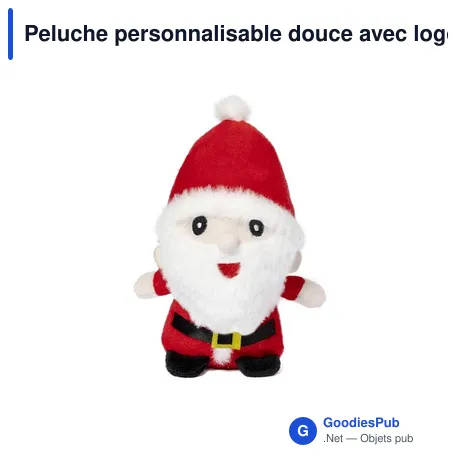 Peluche personnalisable douce avec logo - Nando