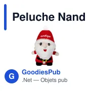 Peluche personnalisable douce avec logo - Nando - Miniature 2