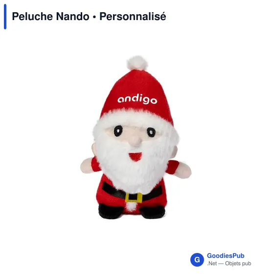 Peluche personnalisable douce avec logo - Nando - Image 2