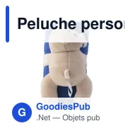 Peluche personnalisable 'Ours' avec logo et couverture polaire - Miniature 4