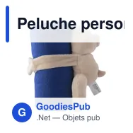 Peluche personnalisable 'Ours' avec logo et couverture polaire - Miniature 5