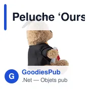 Peluche personnalisable 'Ours' avec logo - Magnus - Miniature 4