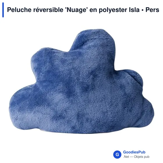 Peluche réversible personnalisable 'Nuage' avec logo - Image 2