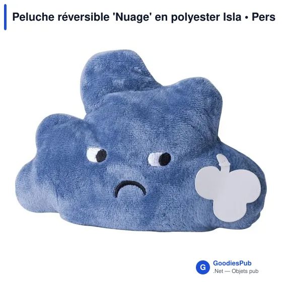 Peluche réversible personnalisable 'Nuage' avec logo - Image 3