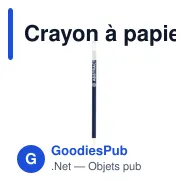 Crayon à papier personnalisable avec logo - Pencil crayon de bois - Miniature 7